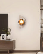 Mylaean Applique Murale Géométrique en Travertin - Neutralighting
