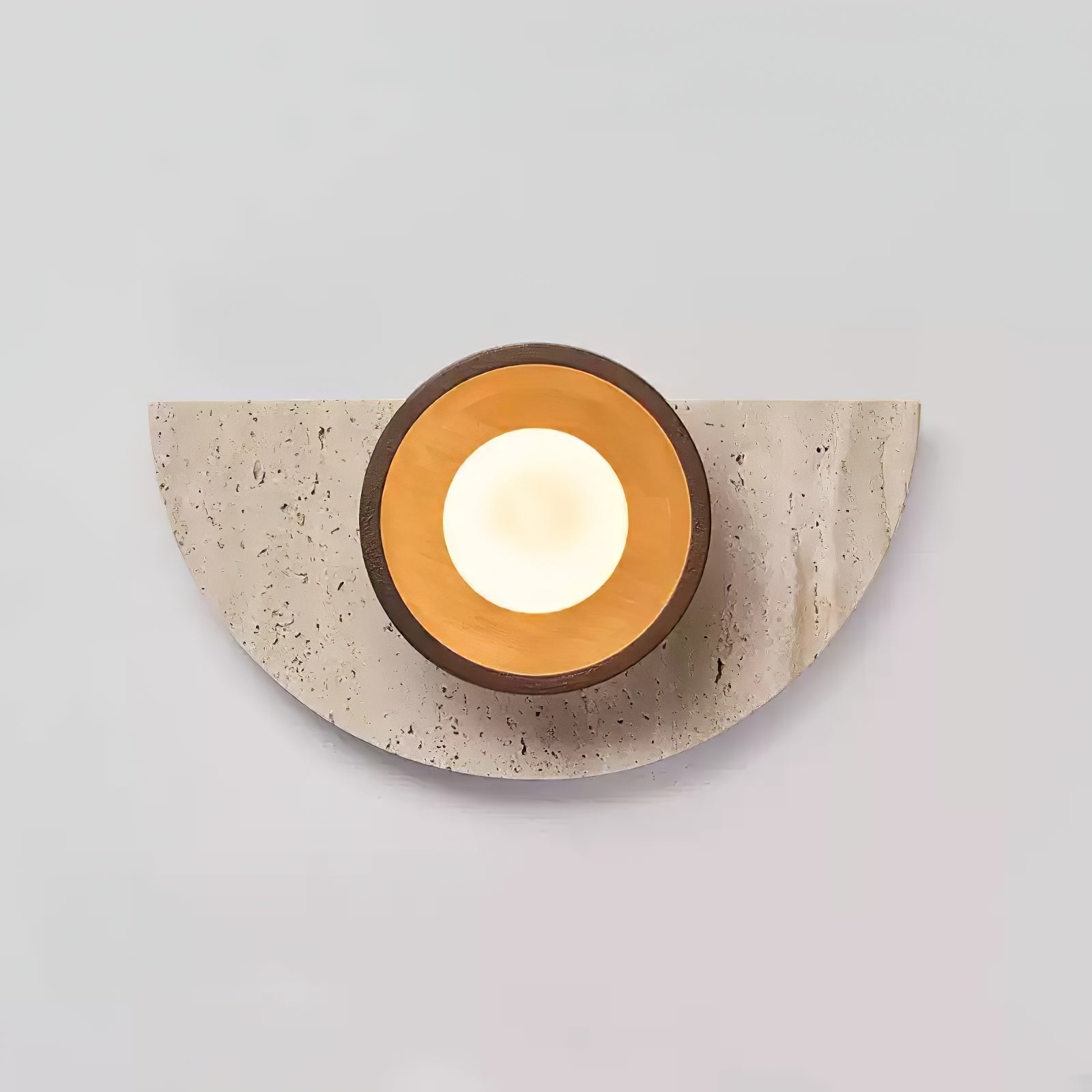 Mylaean Applique Murale Géométrique en Travertin - Neutralighting