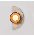Mylaean Applique Murale Géométrique en Travertin - Neutralighting