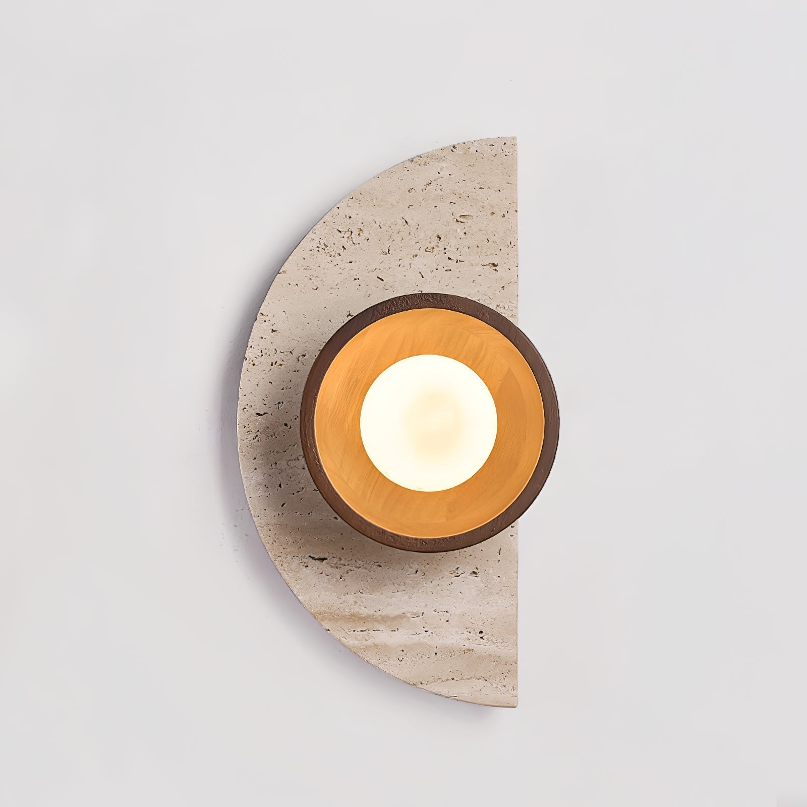 Mylaean Applique Murale Géométrique en Travertin - Neutralighting