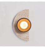 Mylaean Applique Murale Géométrique en Travertin - Neutralighting