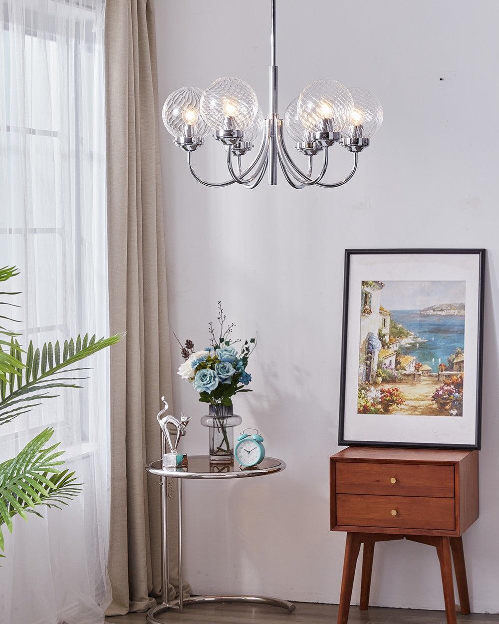 Armiriel Élégance Nordic Verre Lustre - Neutralighting