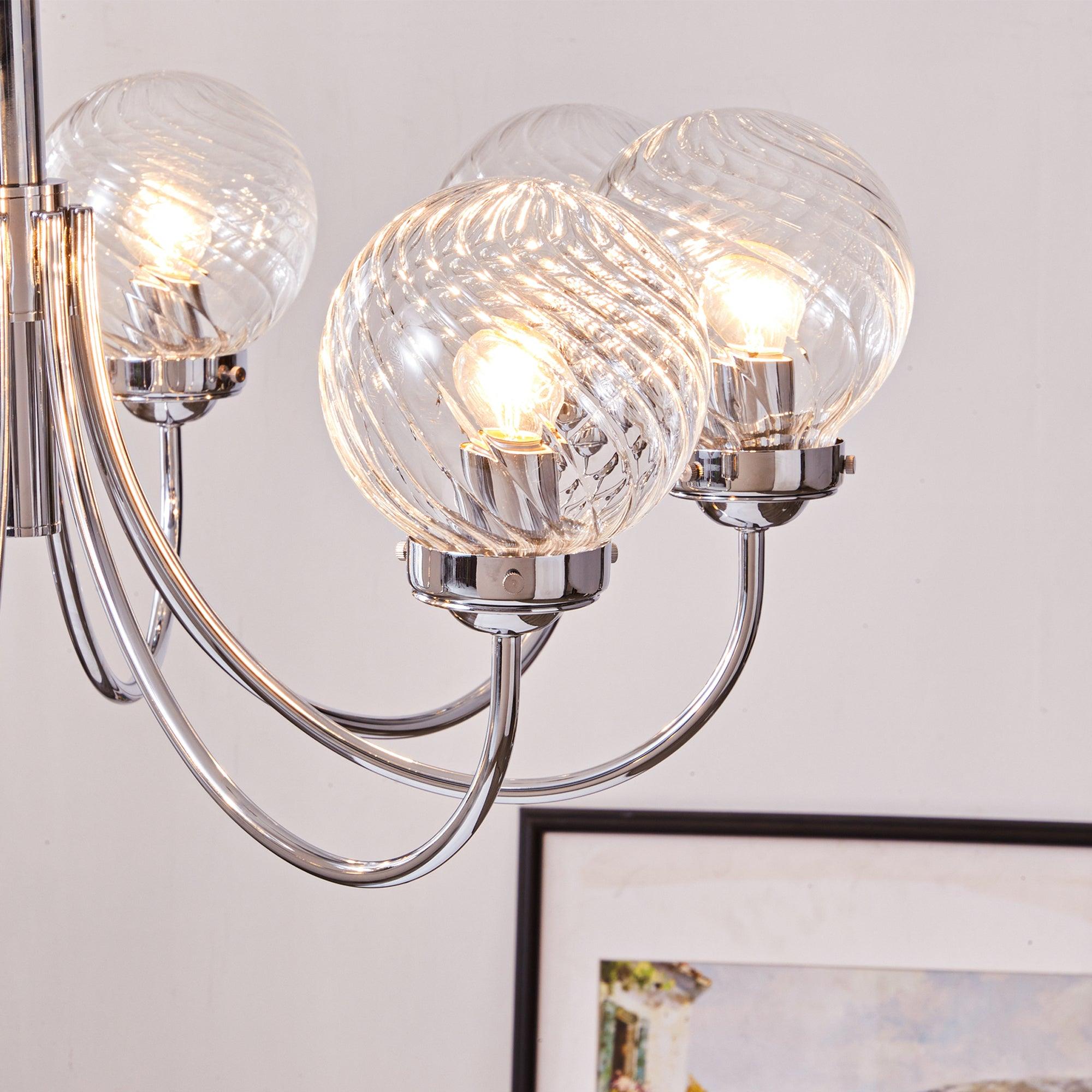 Armiriel Élégance Nordic Verre Lustre - Neutralighting