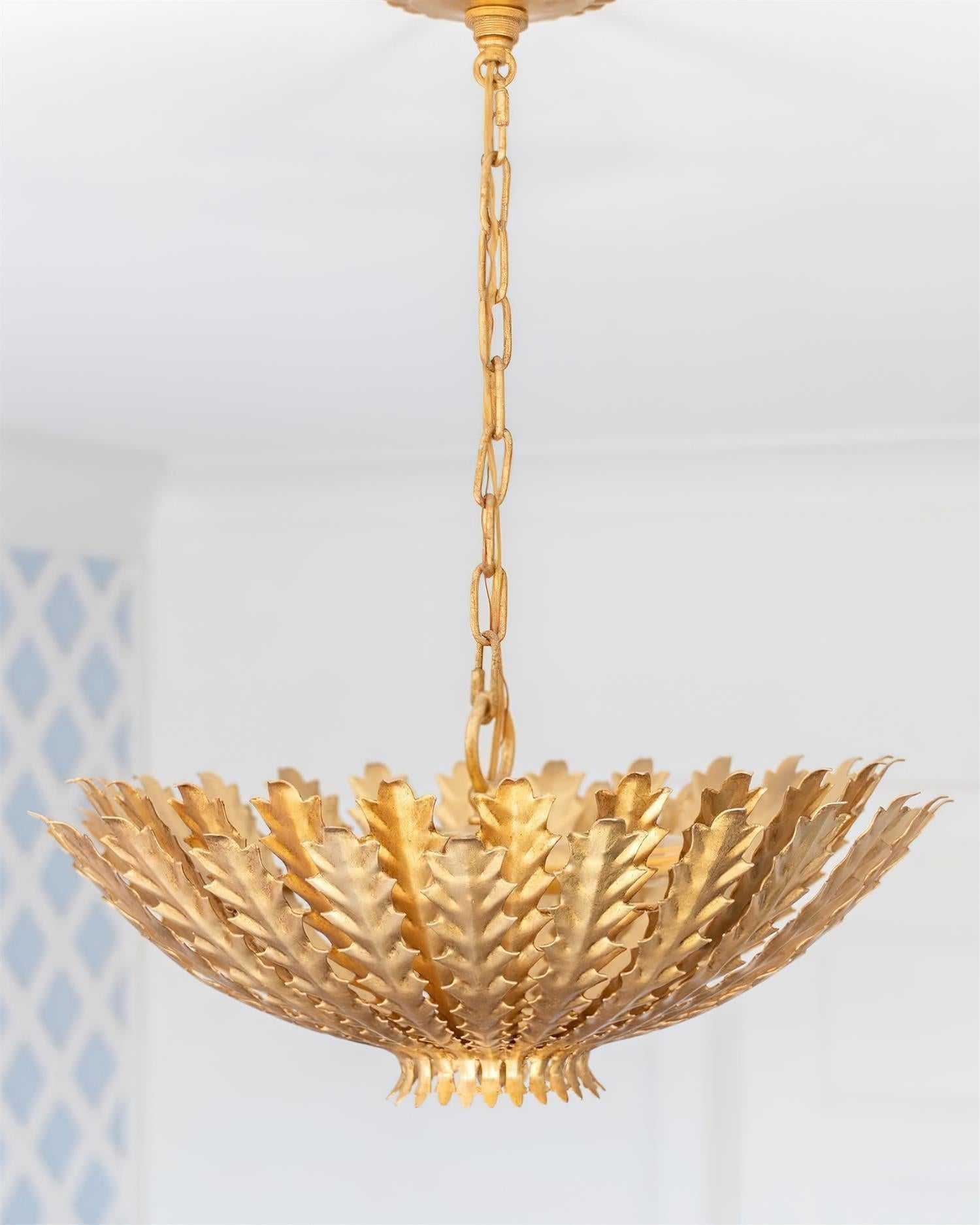 Geyon Lustre Feuille Dorée - Neutralighting