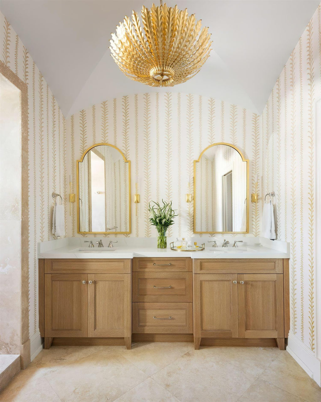 Geyon Lustre Feuille Dorée - Neutralighting