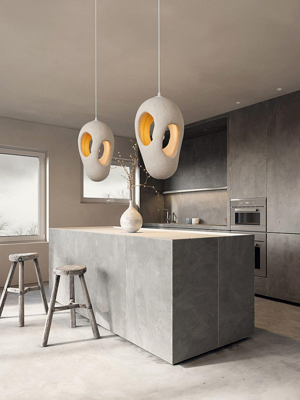 Elysire Suspension Artistique Beige - Neutralighting