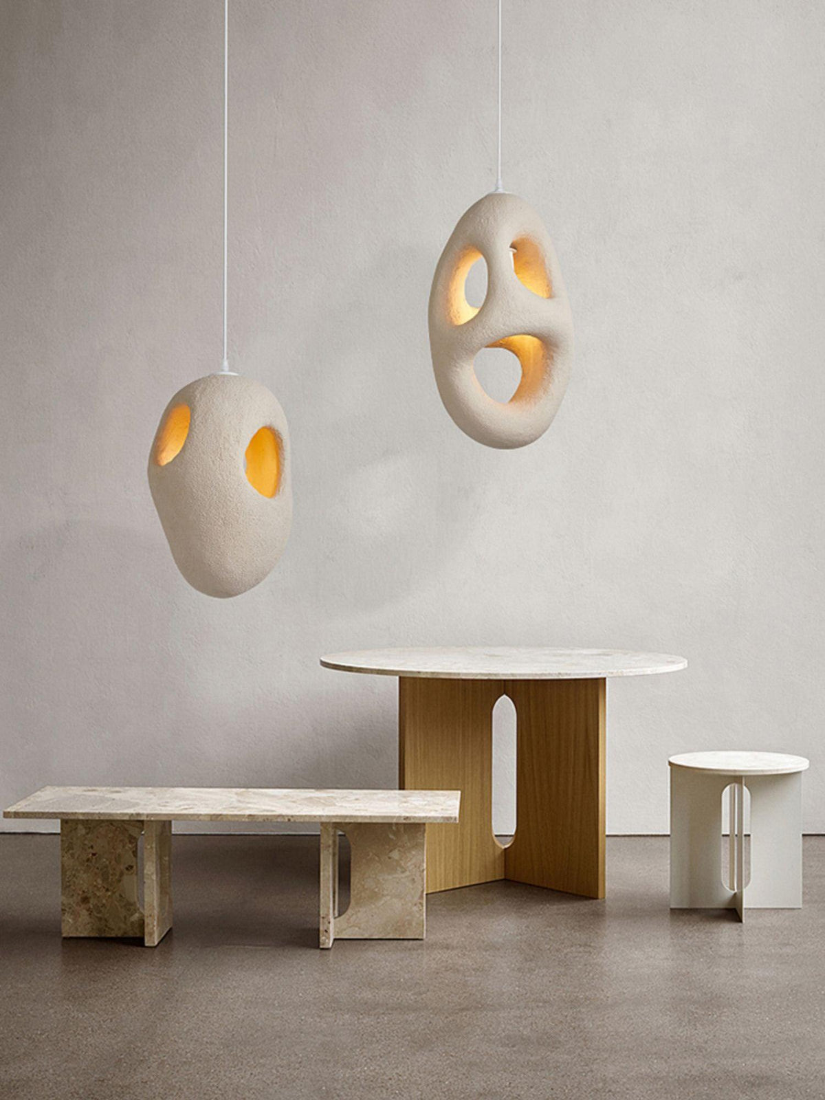 Elysire Suspension Artistique Beige - Neutralighting