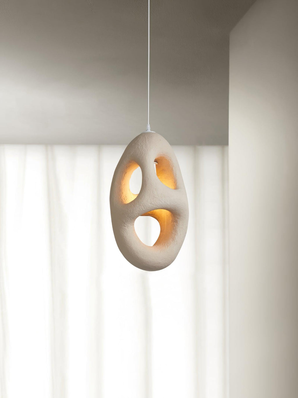 Elysire Suspension Artistique Beige - Neutralighting