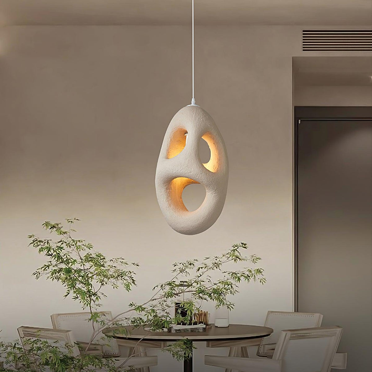 Elysire Suspension Artistique Beige - Neutralighting