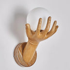 Aura Applique Murale Forme Main Bois - Neutralighting