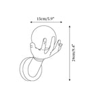 Aura Applique Murale Forme Main Bois - Neutralighting