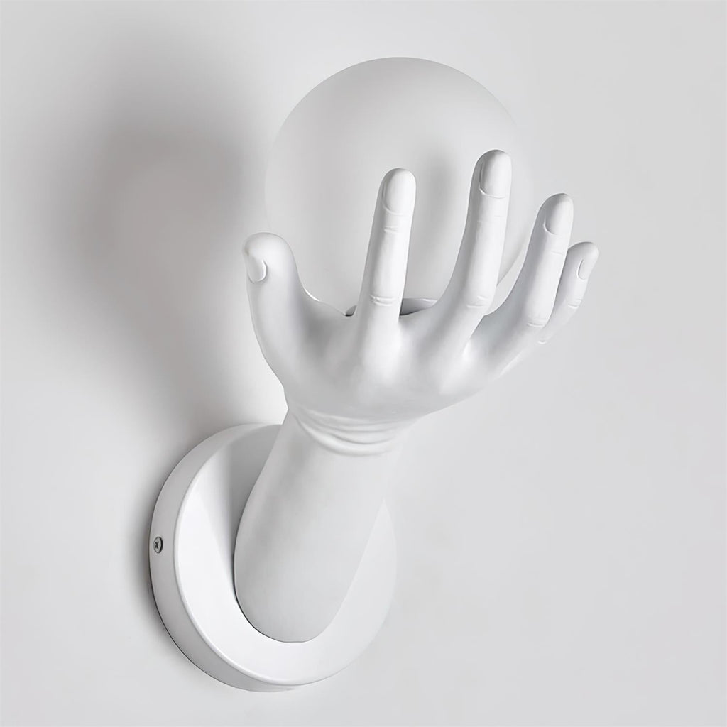 Aura Applique Murale Forme Main Bois - Neutralighting