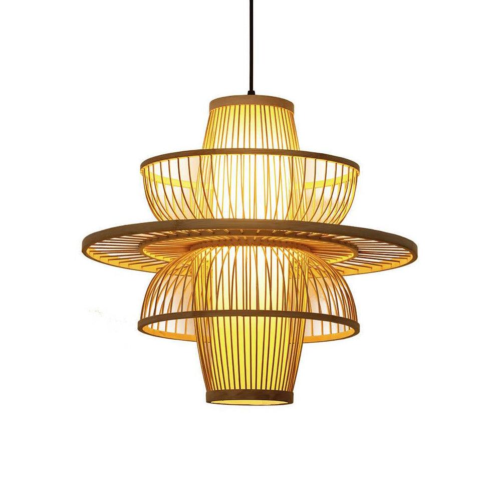 Covarir Lampe Suspension en Bambou Sigyn Fait Main - Neutralighting