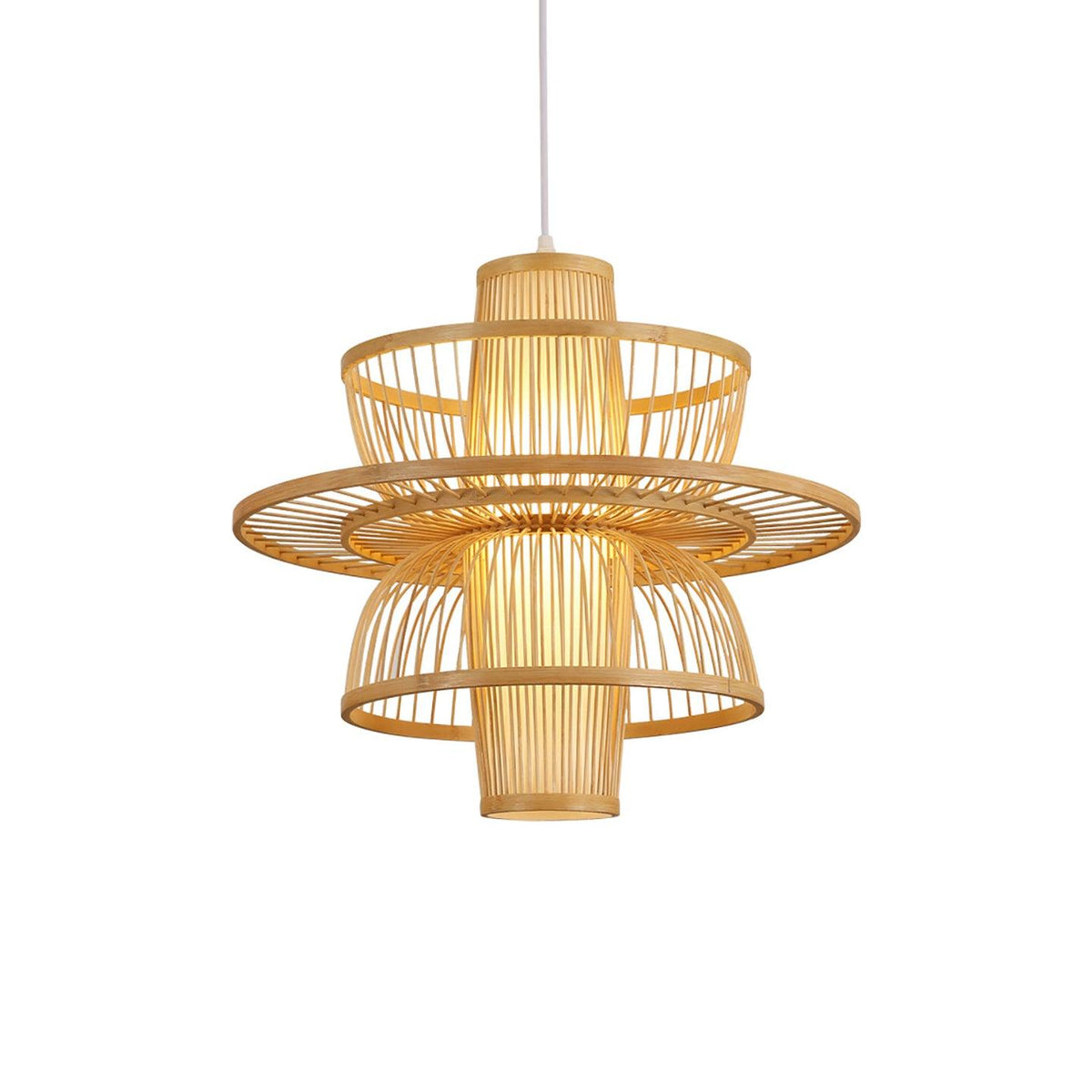Covarir Lampe Suspension en Bambou Sigyn Fait Main - Neutralighting