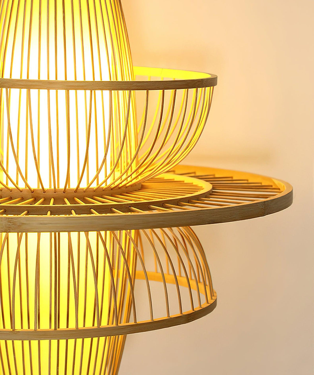 Covarir Lampe Suspension en Bambou Sigyn Fait Main - Neutralighting