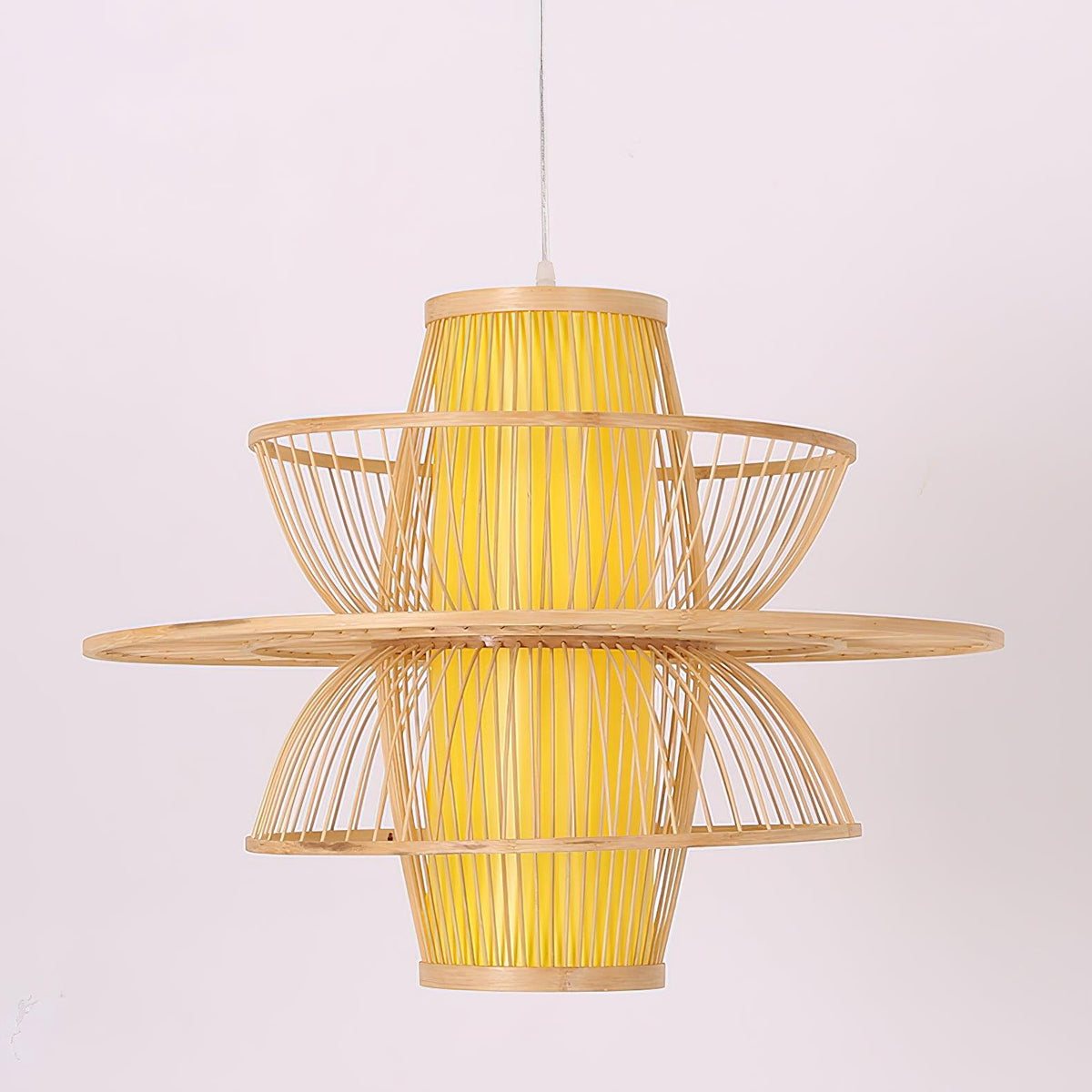 Covarir Lampe Suspension en Bambou Sigyn Fait Main - Neutralighting