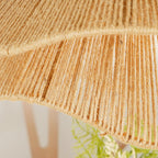 Straw Hat Lampe Suspendue Vague Tissée Organique - Neutralighting
