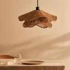 Straw Hat Lampe Suspendue Vague Tissée Organique - Neutralighting