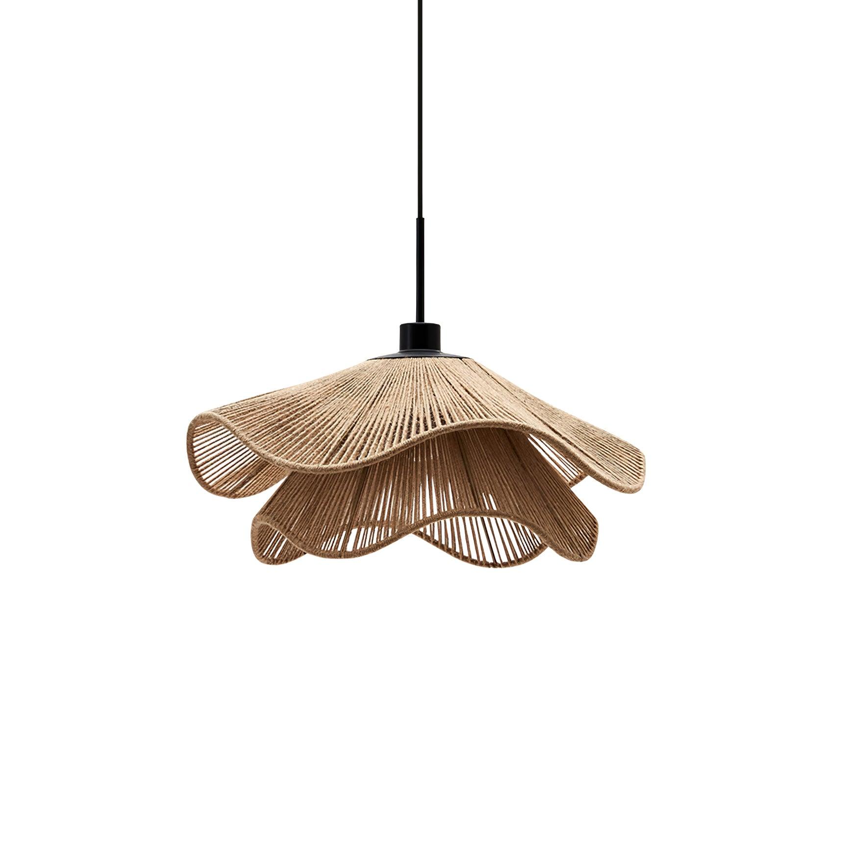 Straw Hat Lampe Suspendue Vague Tissée Organique - Neutralighting