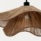 Straw Hat Lampe Suspendue Vague Tissée Organique - Neutralighting