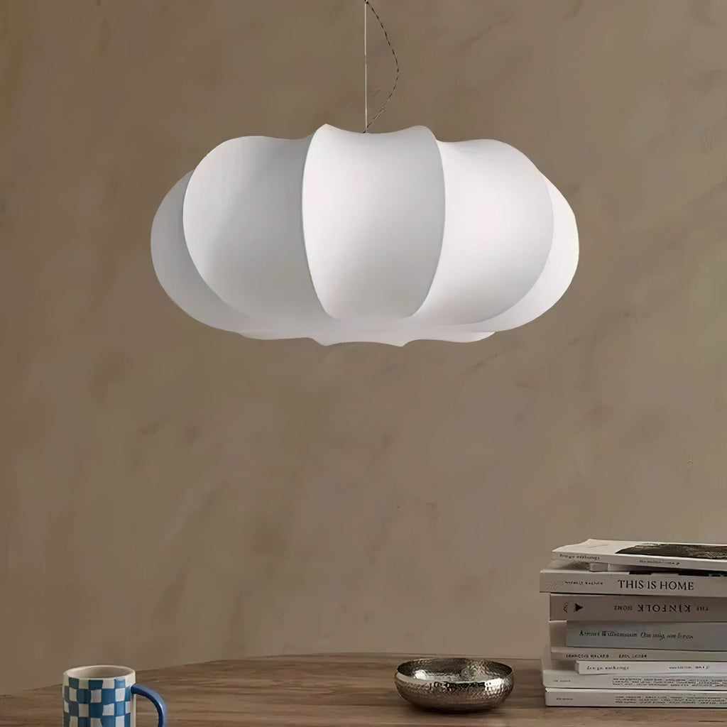 Vioren Lampe Pendante Traditionnelle en Soie - Neutralighting
