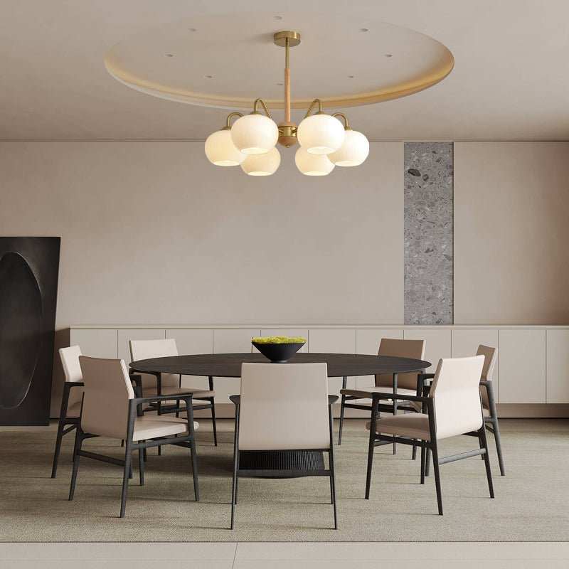 Elyra Lustre Élégant en Bois - Neutralighting