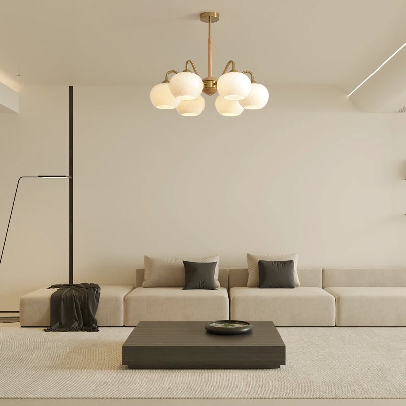 Elyra Lustre Élégant en Bois - Neutralighting