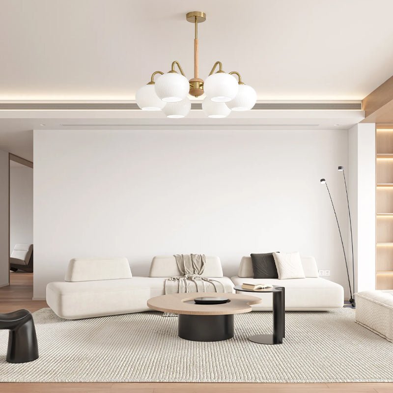 Elyra Lustre Élégant en Bois - Neutralighting
