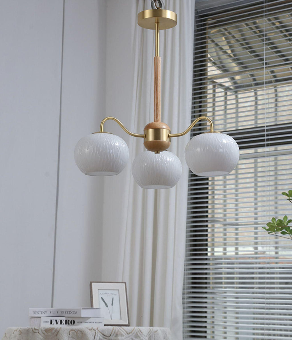 Elyra Lustre Élégant en Bois - Neutralighting