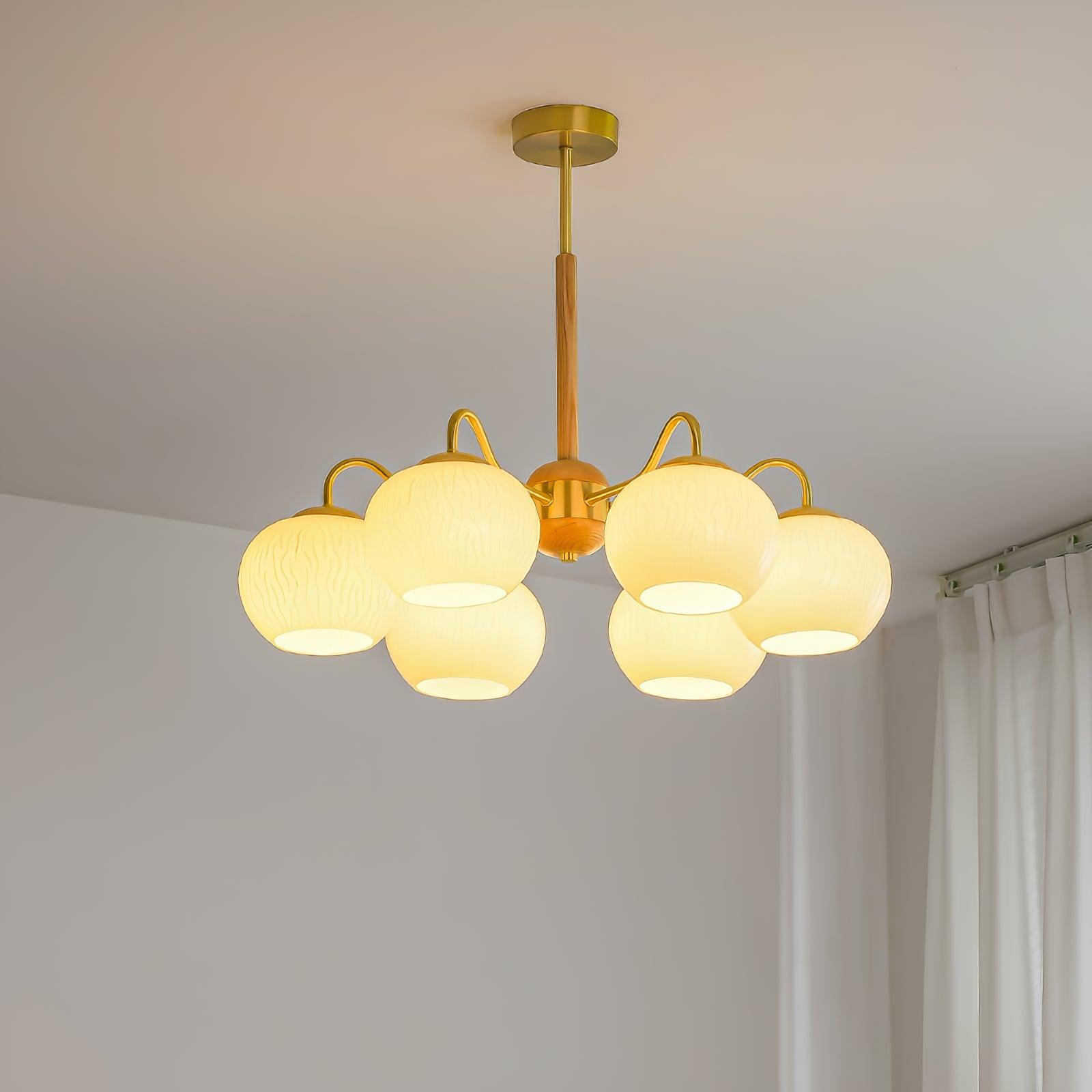 Elyra Lustre Élégant en Bois - Neutralighting