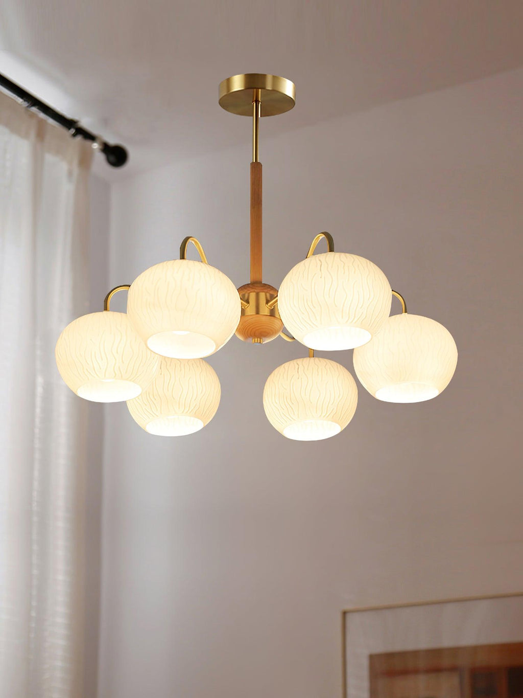 Elyra Lustre Élégant en Bois - Neutralighting