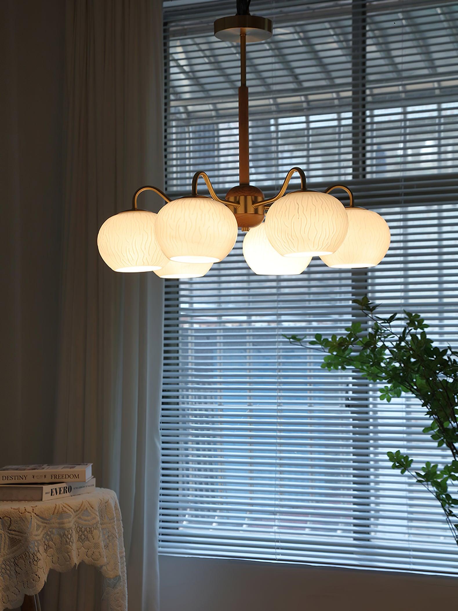 Elyra Lustre Élégant en Bois - Neutralighting