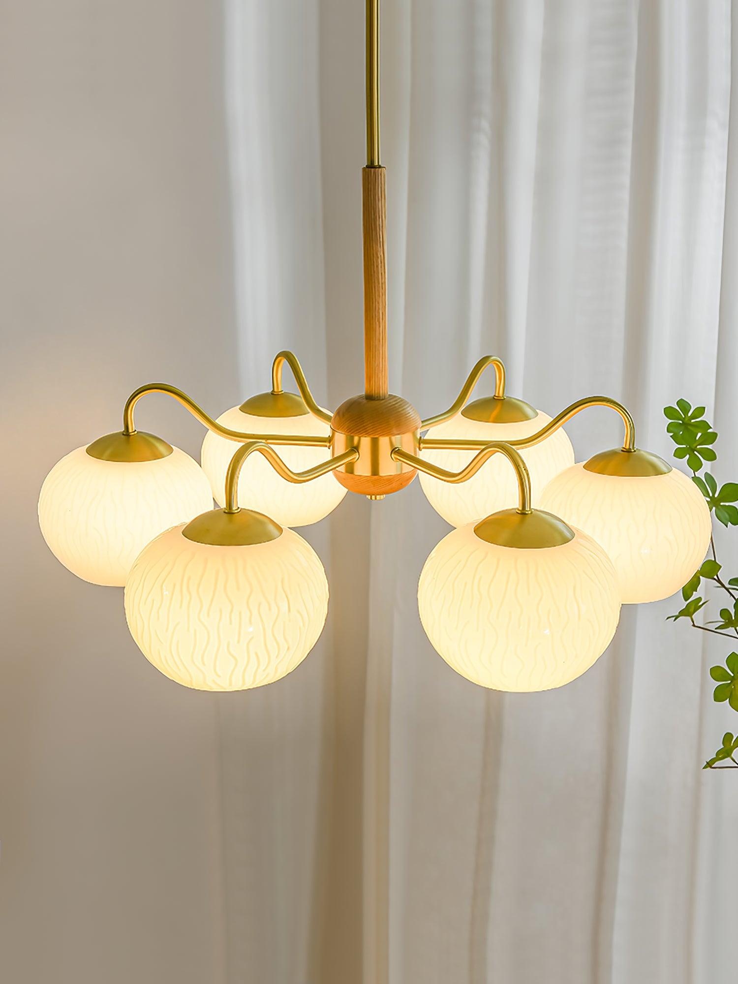 Elyra Lustre Élégant en Bois - Neutralighting