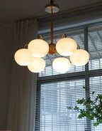 Elyra Lustre Élégant en Bois - Neutralighting