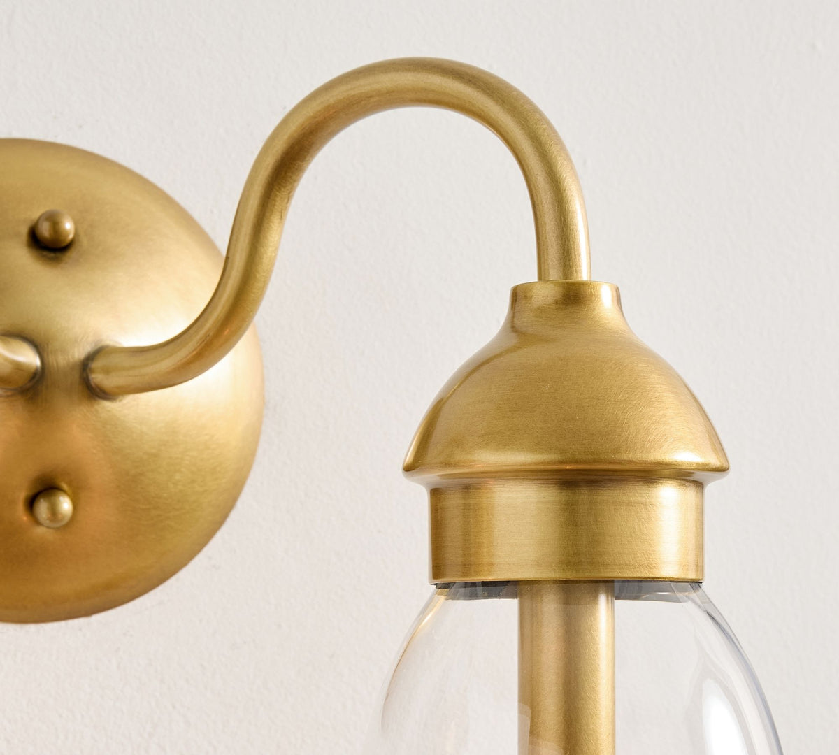 Nydoreth Applique Murale Cuivre Verre Moderne - Neutralighting