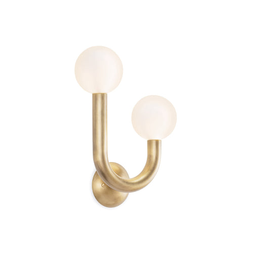 Zoshaos Applique Murale Laiton Verre Moderne Joyeuse - Neutralighting