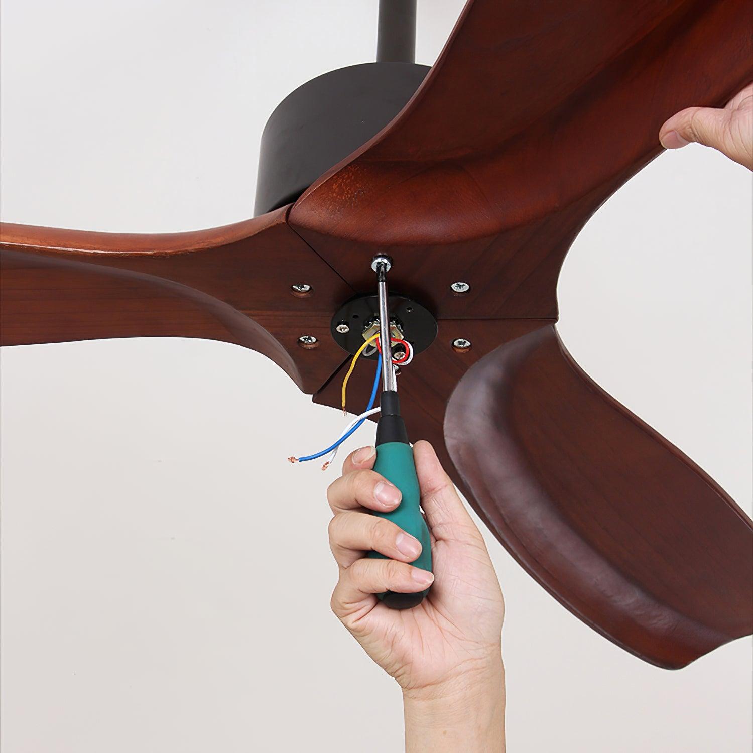 Utalis Plafonnier Ventilateur Naturel Élégant - Neutralighting