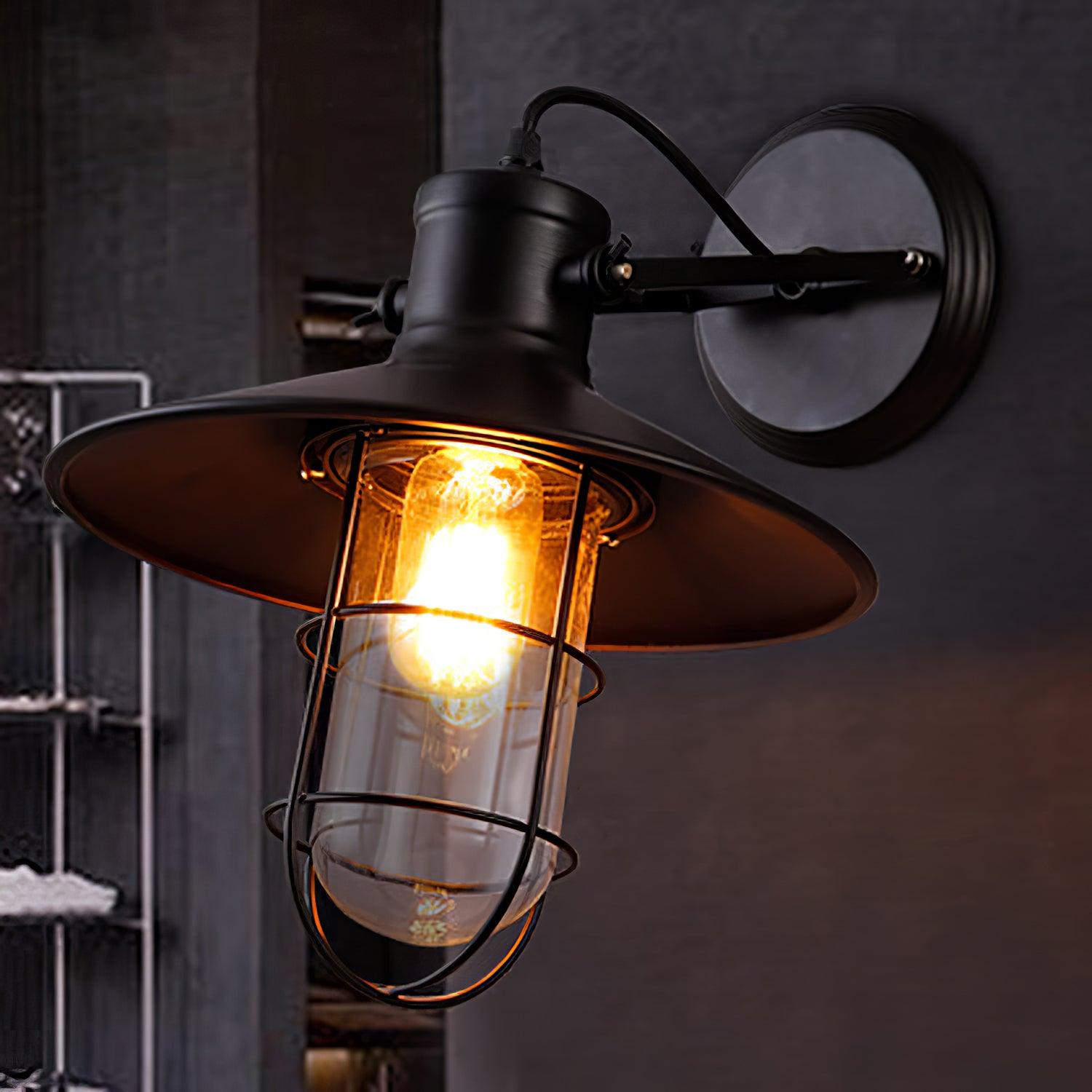 Abnormal Harbour Industriel Verre Luminaire Mural - Neutralighting
