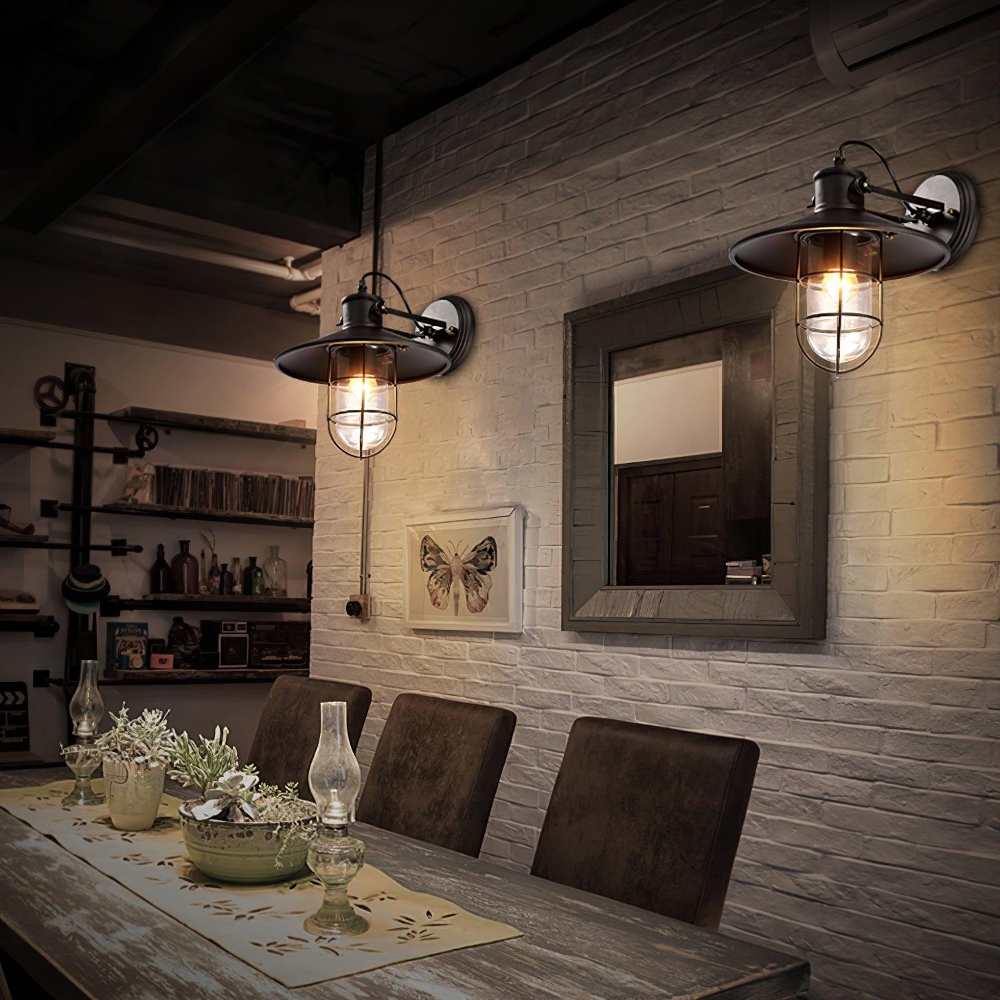 Abnormal Harbour Industriel Verre Luminaire Mural - Neutralighting