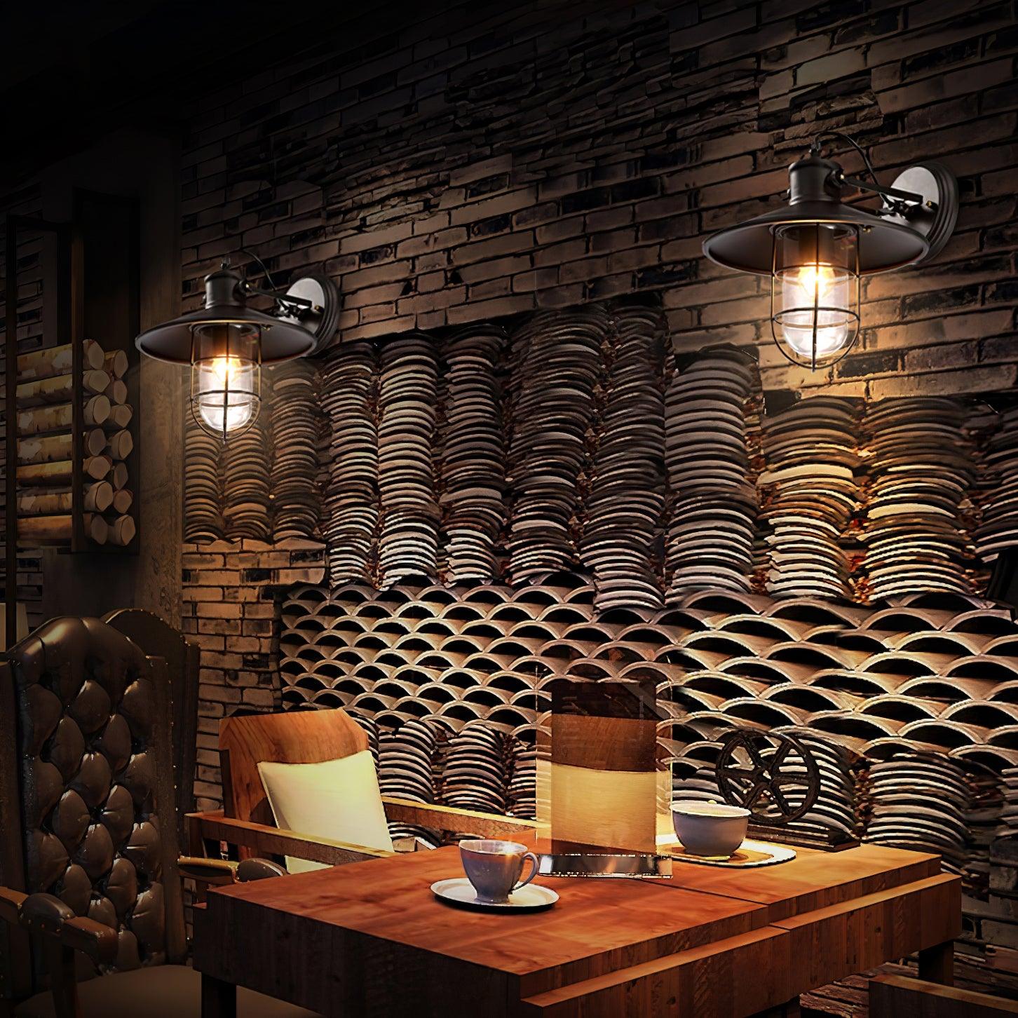 Abnormal Harbour Industriel Verre Luminaire Mural - Neutralighting