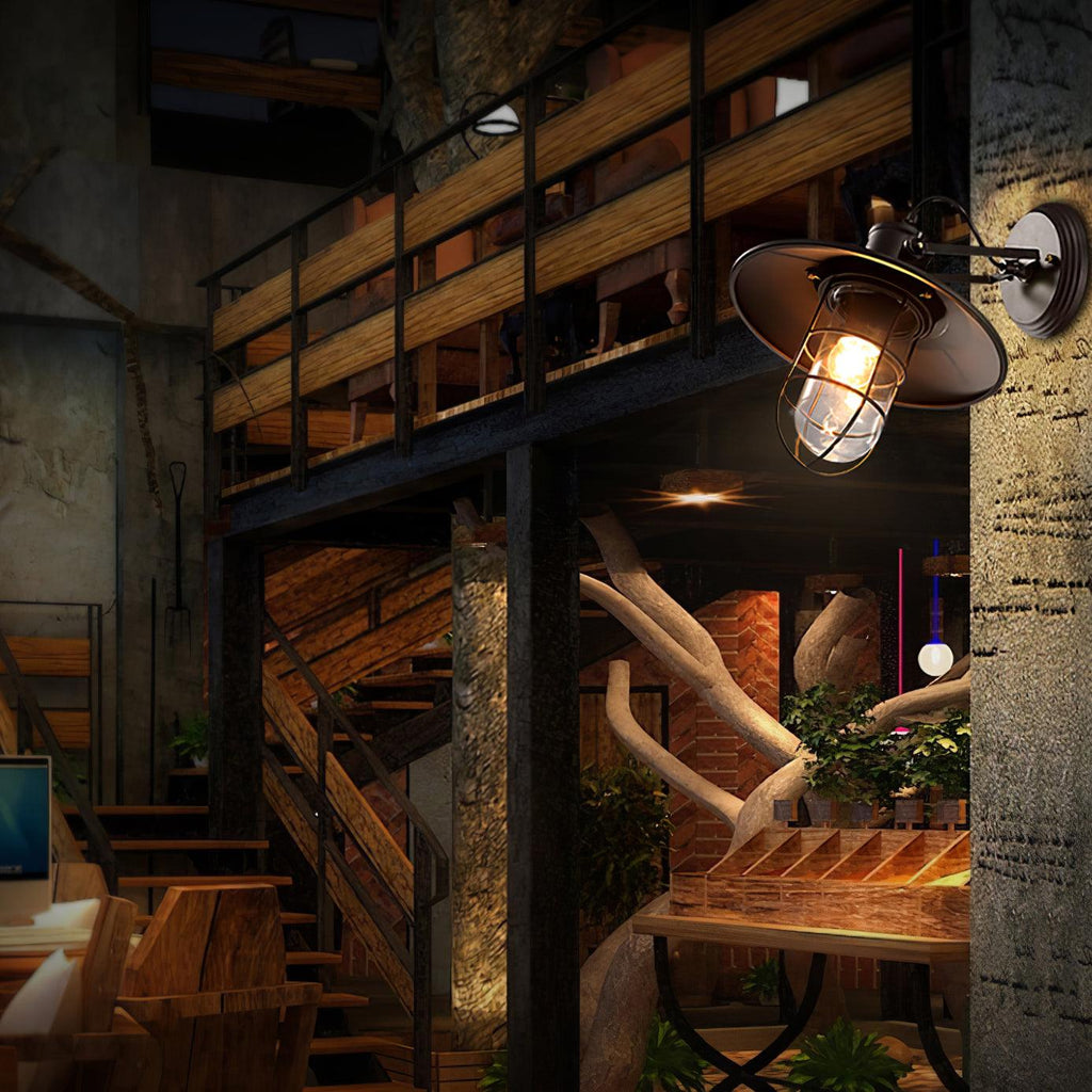 Abnormal Harbour Industriel Verre Luminaire Mural - Neutralighting