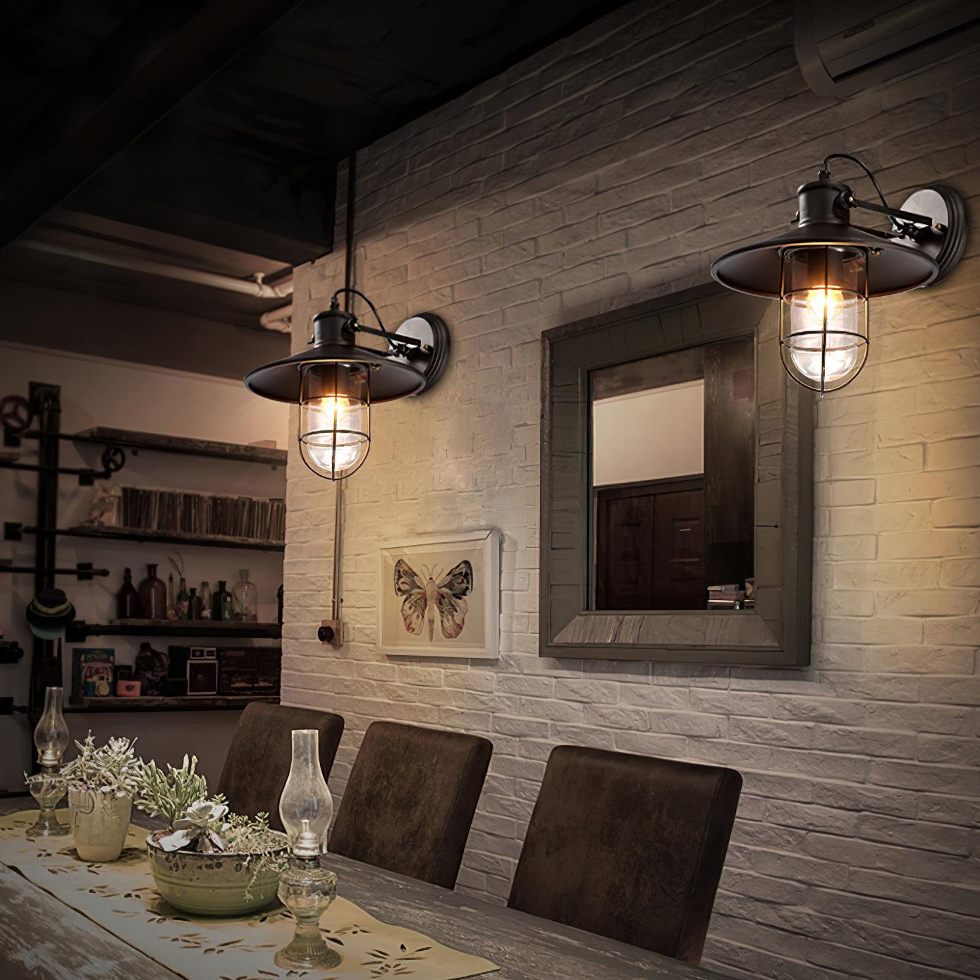 Abnormal Harbour Industriel Verre Luminaire Mural - Neutralighting