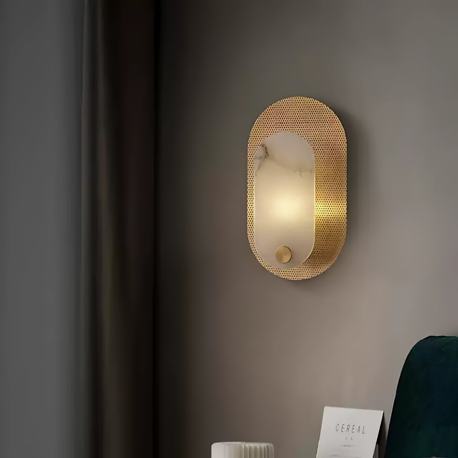 Clio Applique Murale Moderne en Albâtre - Neutralighting