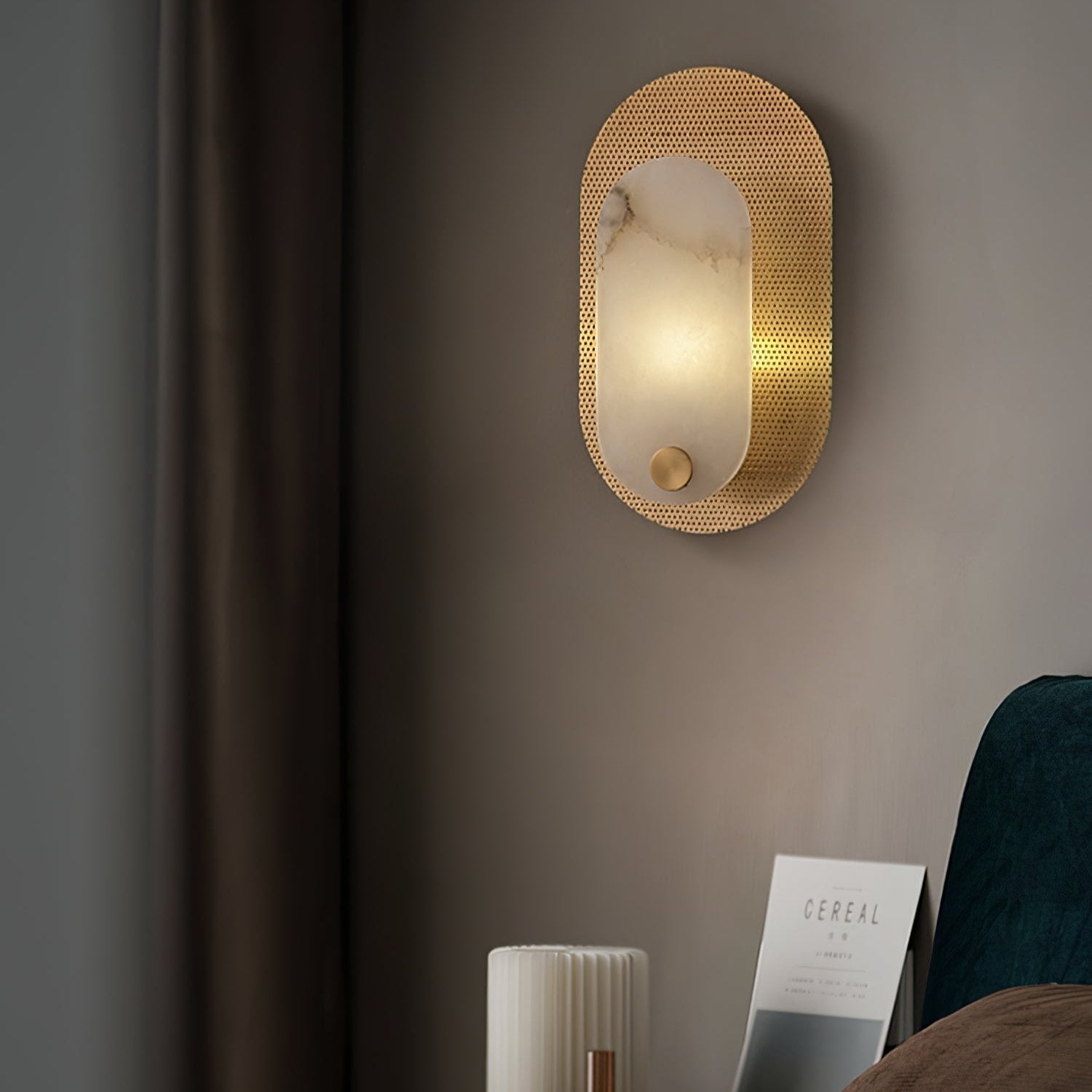 Clio Applique Murale Moderne en Albâtre - Neutralighting