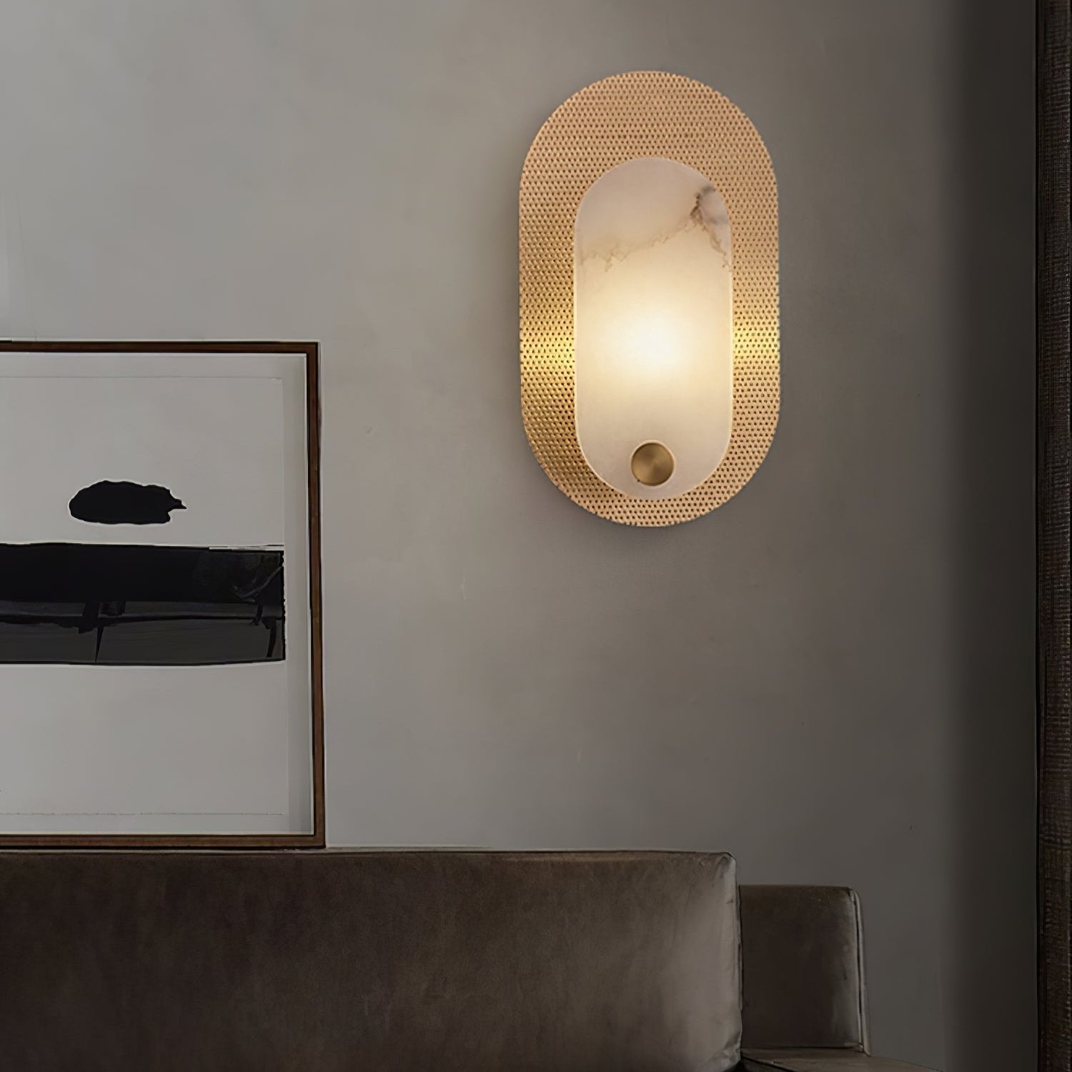 Clio Applique Murale Moderne en Albâtre - Neutralighting