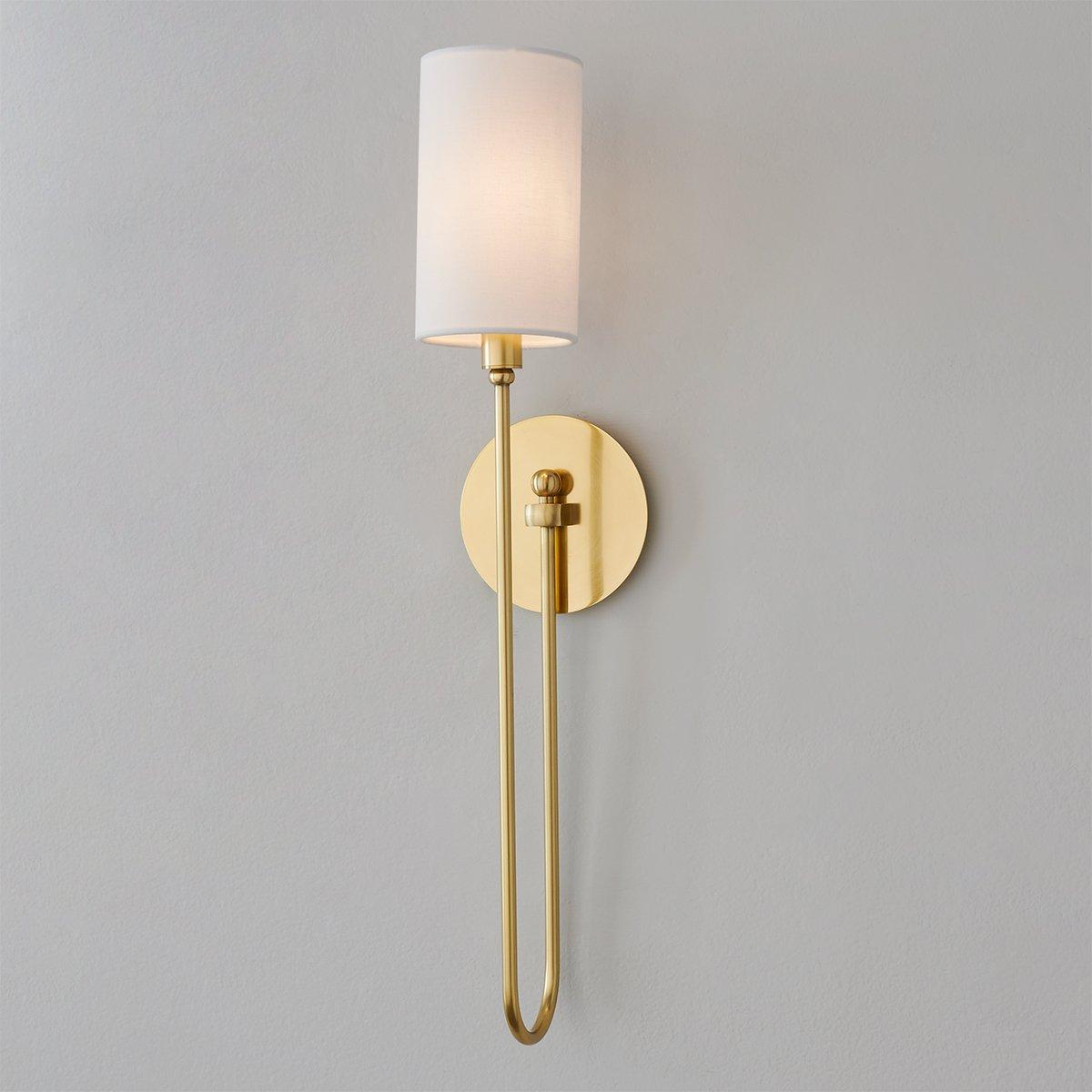 Syvineth Applique Murale Laiton Tissu Minimaliste Moderne - Neutralighting