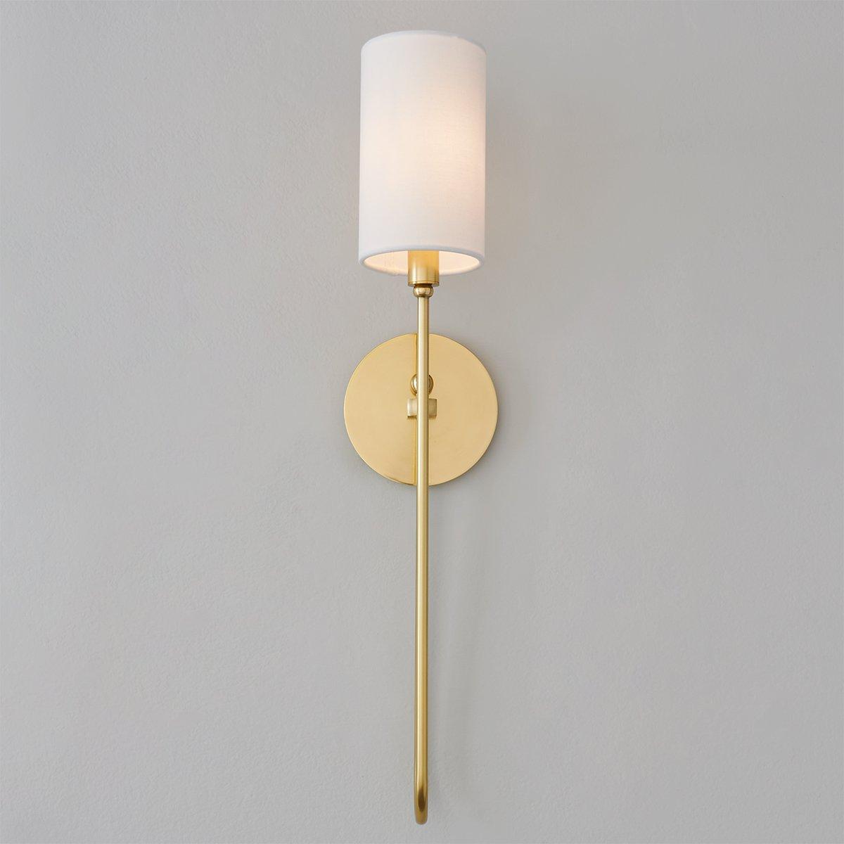 Syvineth Applique Murale Laiton Tissu Minimaliste Moderne - Neutralighting