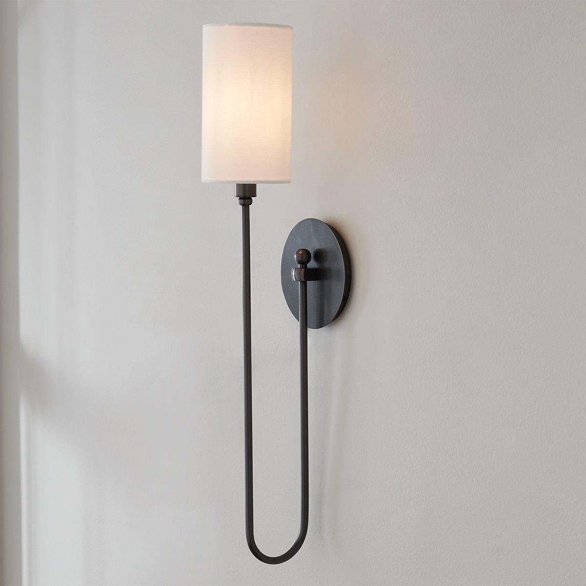 Syvineth Applique Murale Laiton Tissu Minimaliste Moderne - Neutralighting