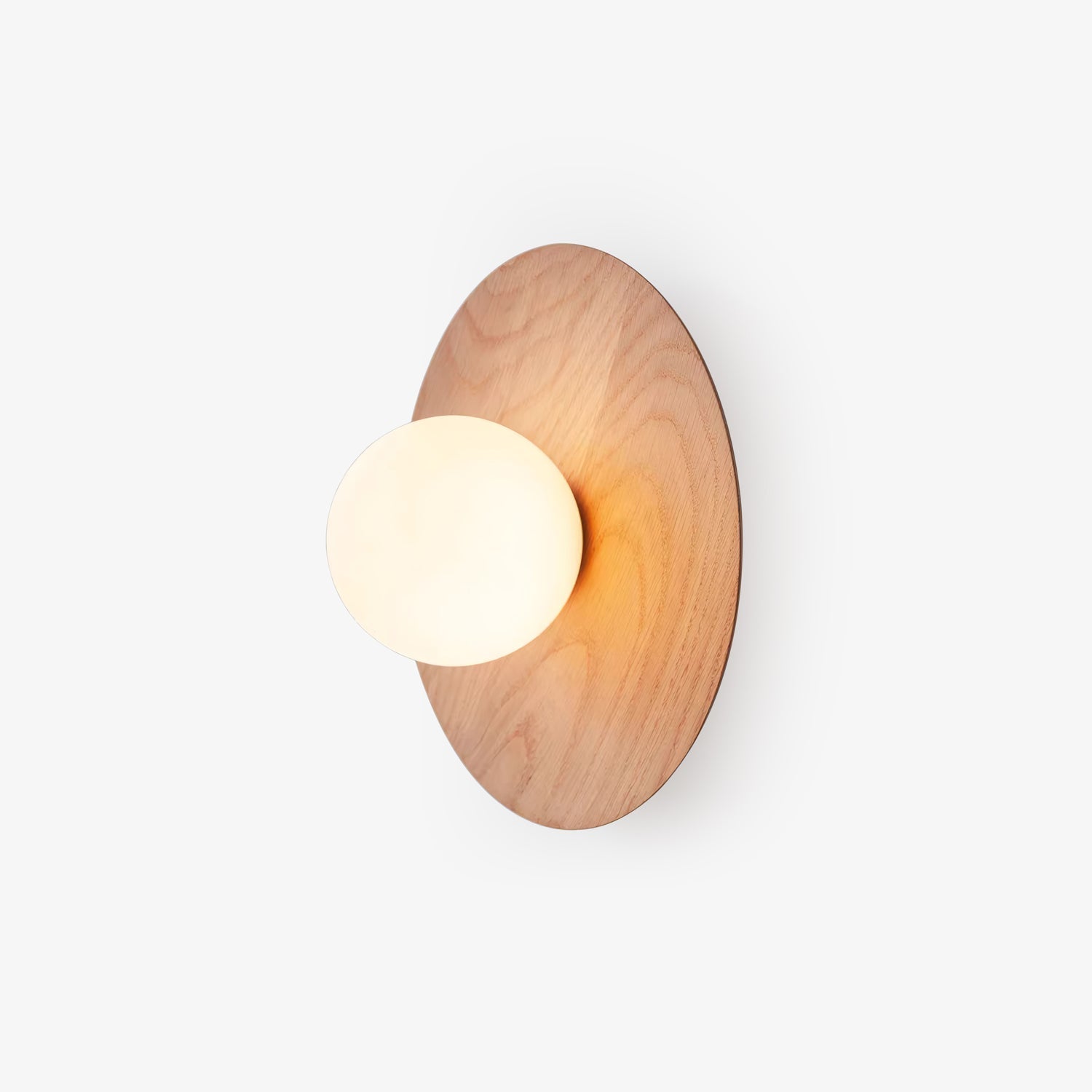 Arlirir Applique Murale Minimaliste en Bois et Verre - Neutralighting