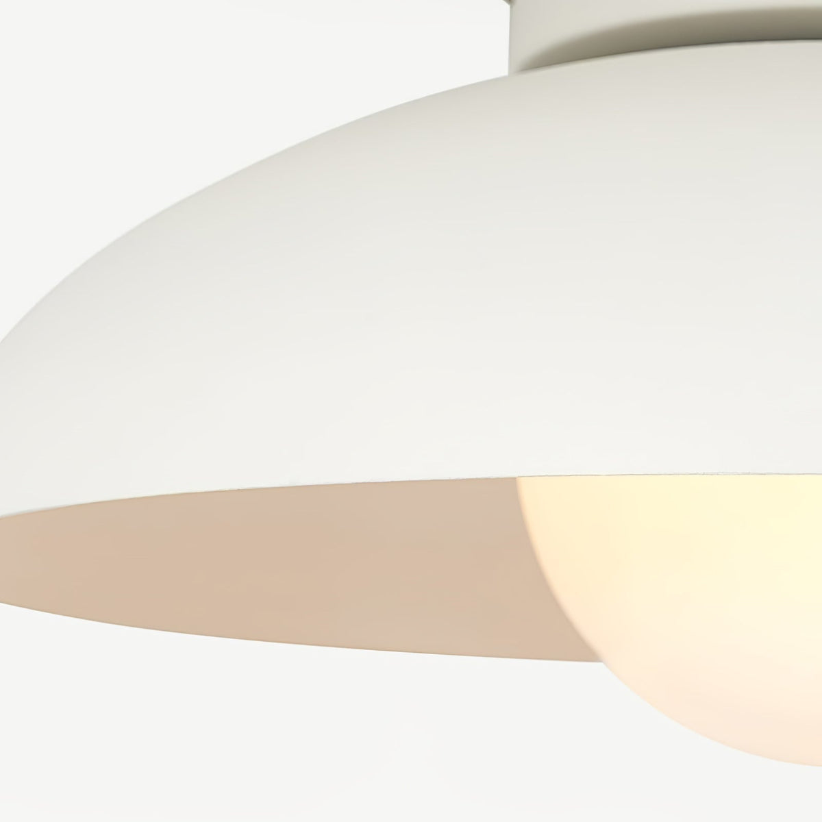 Sysilan Plafonnier en Verre Dôme Art Nordique - Neutralighting